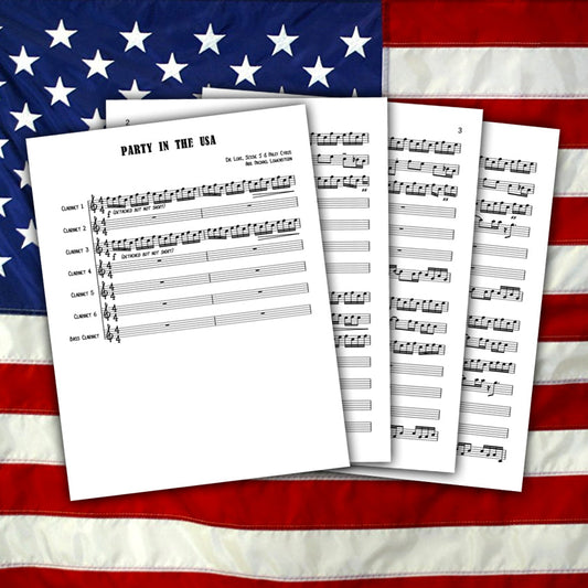 Party In The USA (Mixed Clarinet Choir)