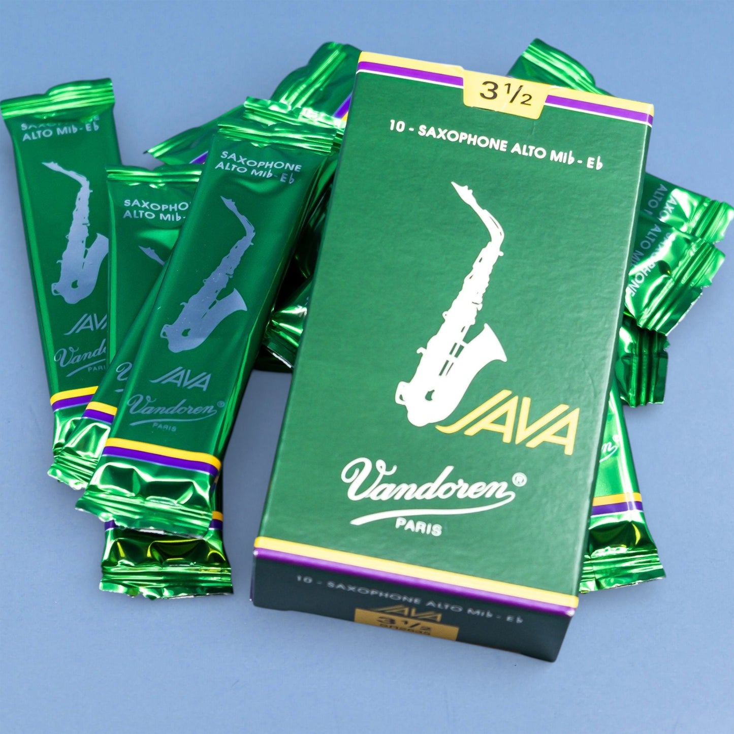 Vandoren Java (Green) Alto Sax Reeds - Singles