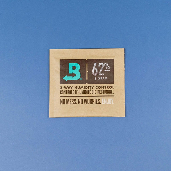 Bo youveda Humidity Pack (8g)（（設定湿度62％） Boveda 62% Humidity Packs, Small 8 Grams, 10 Pack - Happy Hydro