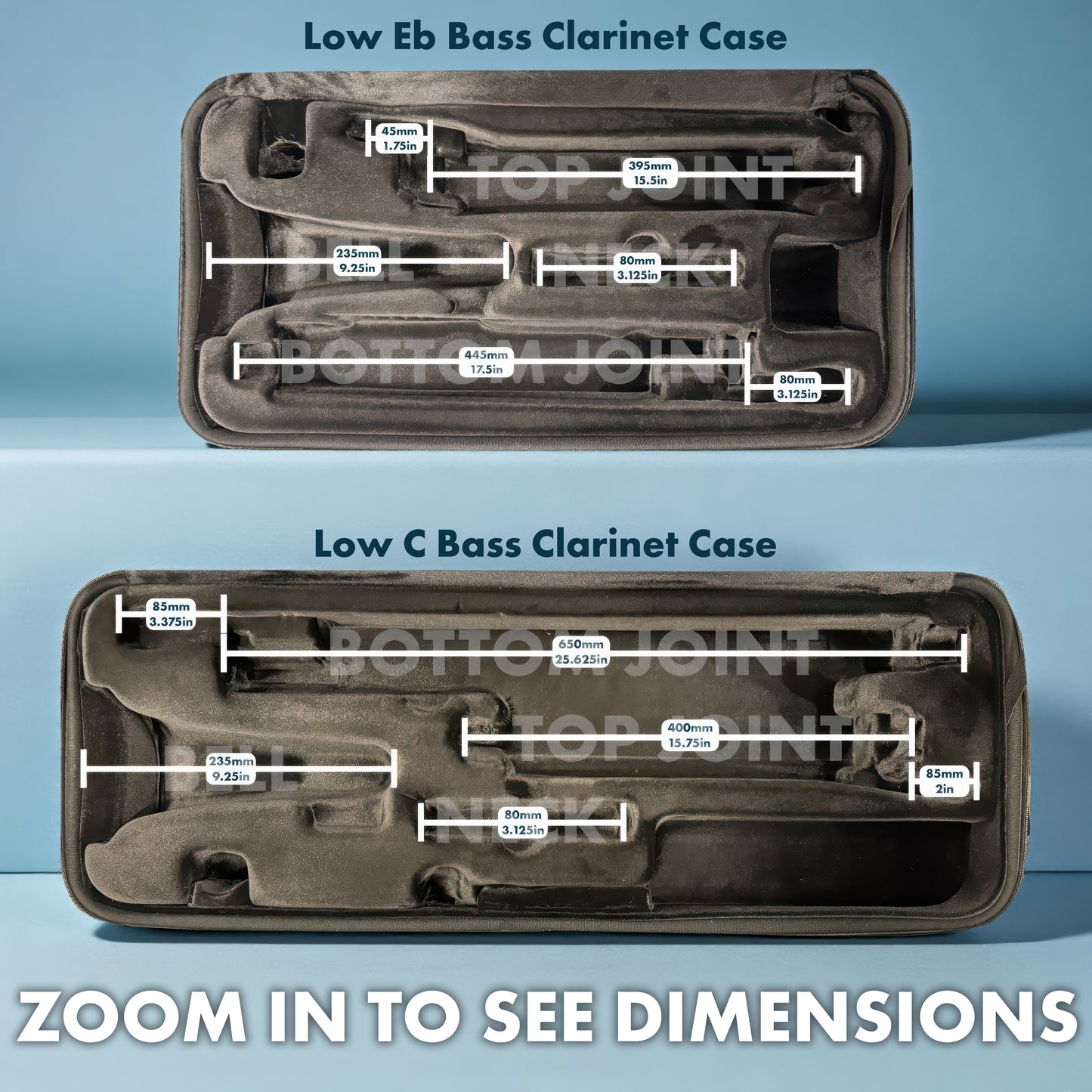 Backun Alpha Low C/ Low Eb Nylon Backpack Case