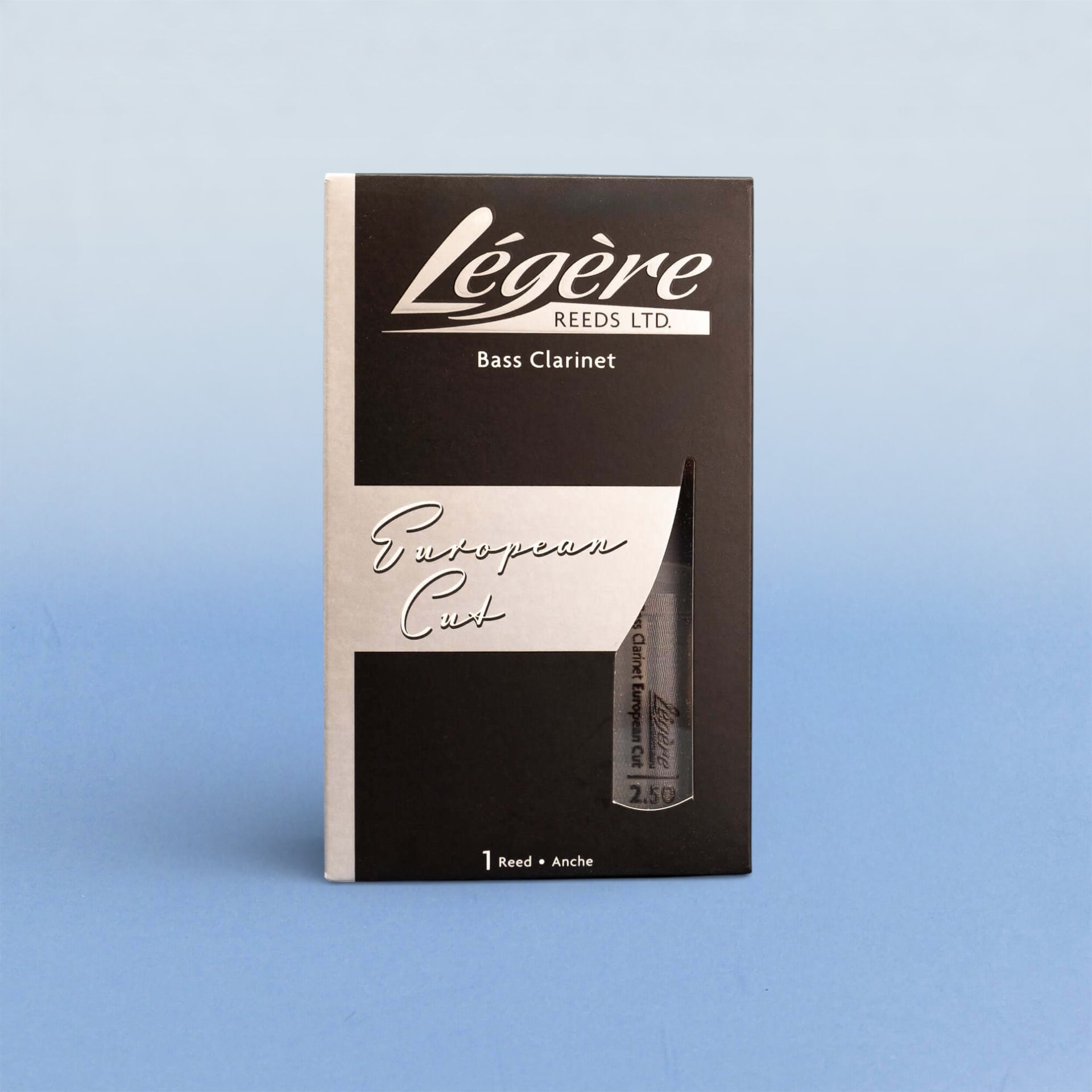 Legere European Cut B♭クラリネット用リード3.75 5枚 Bass Clarinet Reeds - Legere European Cut, Singles
