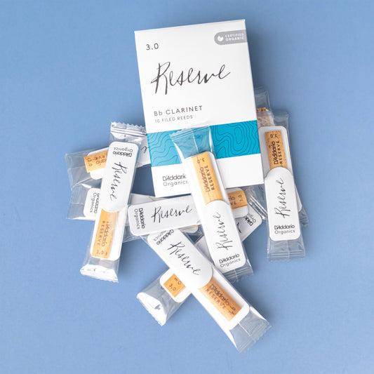 D'Addario Organic Reserve Bb Clarinet Reeds