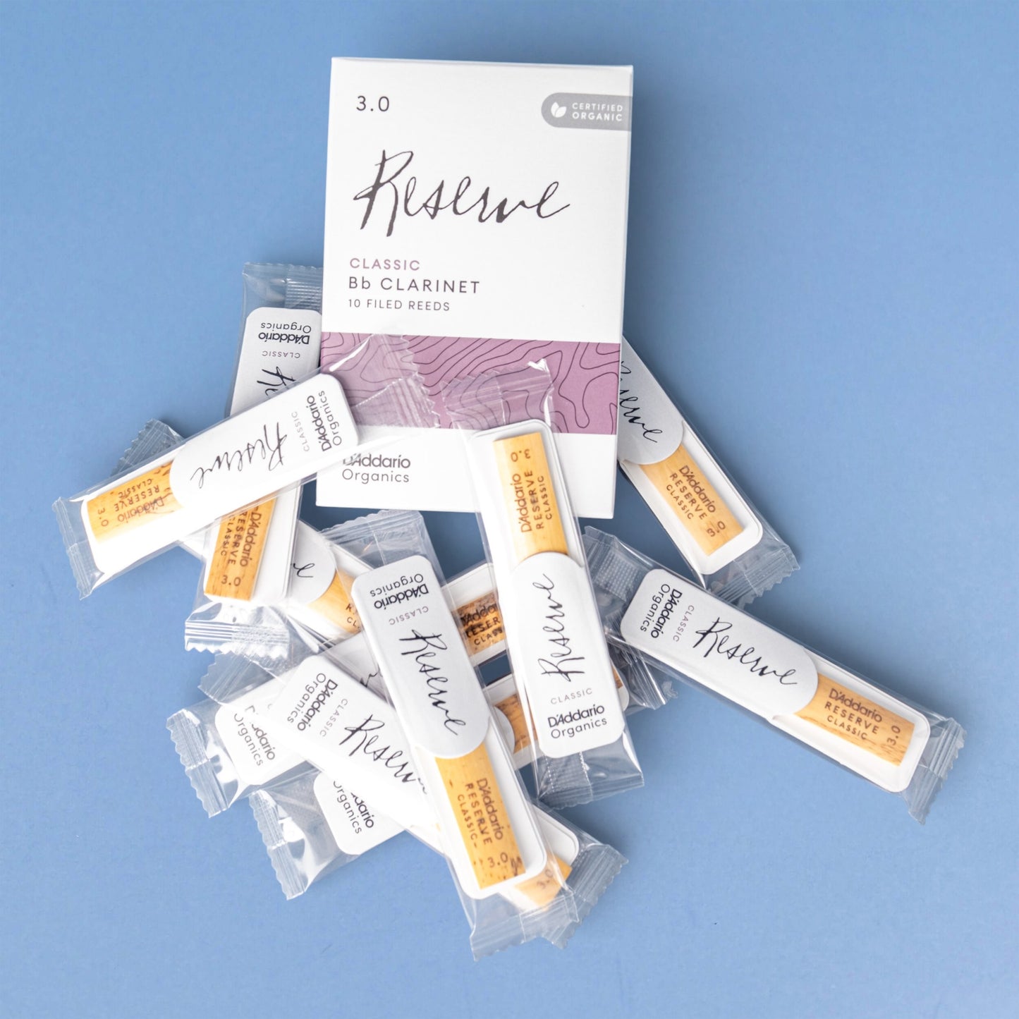 D'Addario Organic Reserve Classic Bb Clarinet Reeds