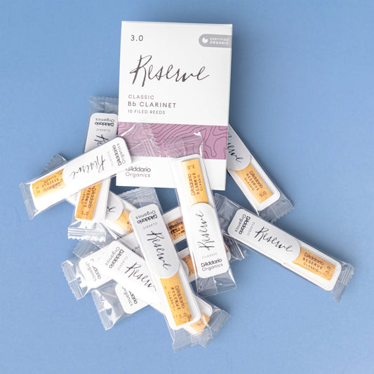 D'Addario Organic Reserve Classic Bb Clarinet Reeds