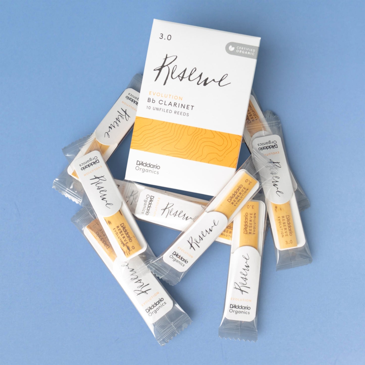 D'Addario Organic Reserve Evolution Bb Clarinet Reeds