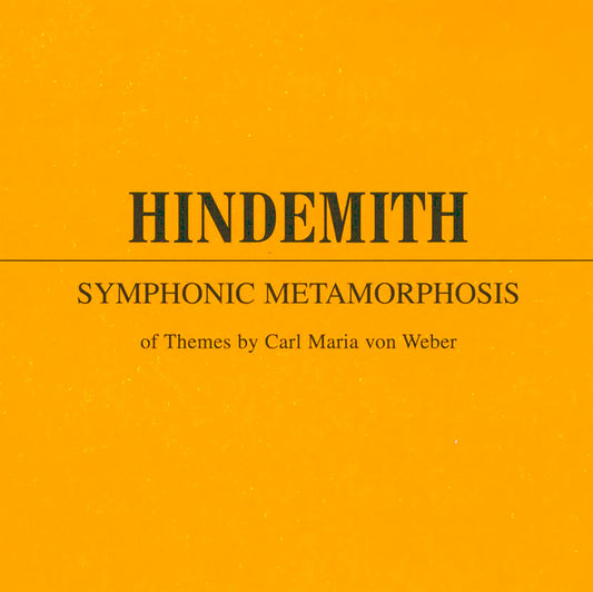 Paul Hindemith "Symphonic Metamorphosis" — Bass Clarinet part