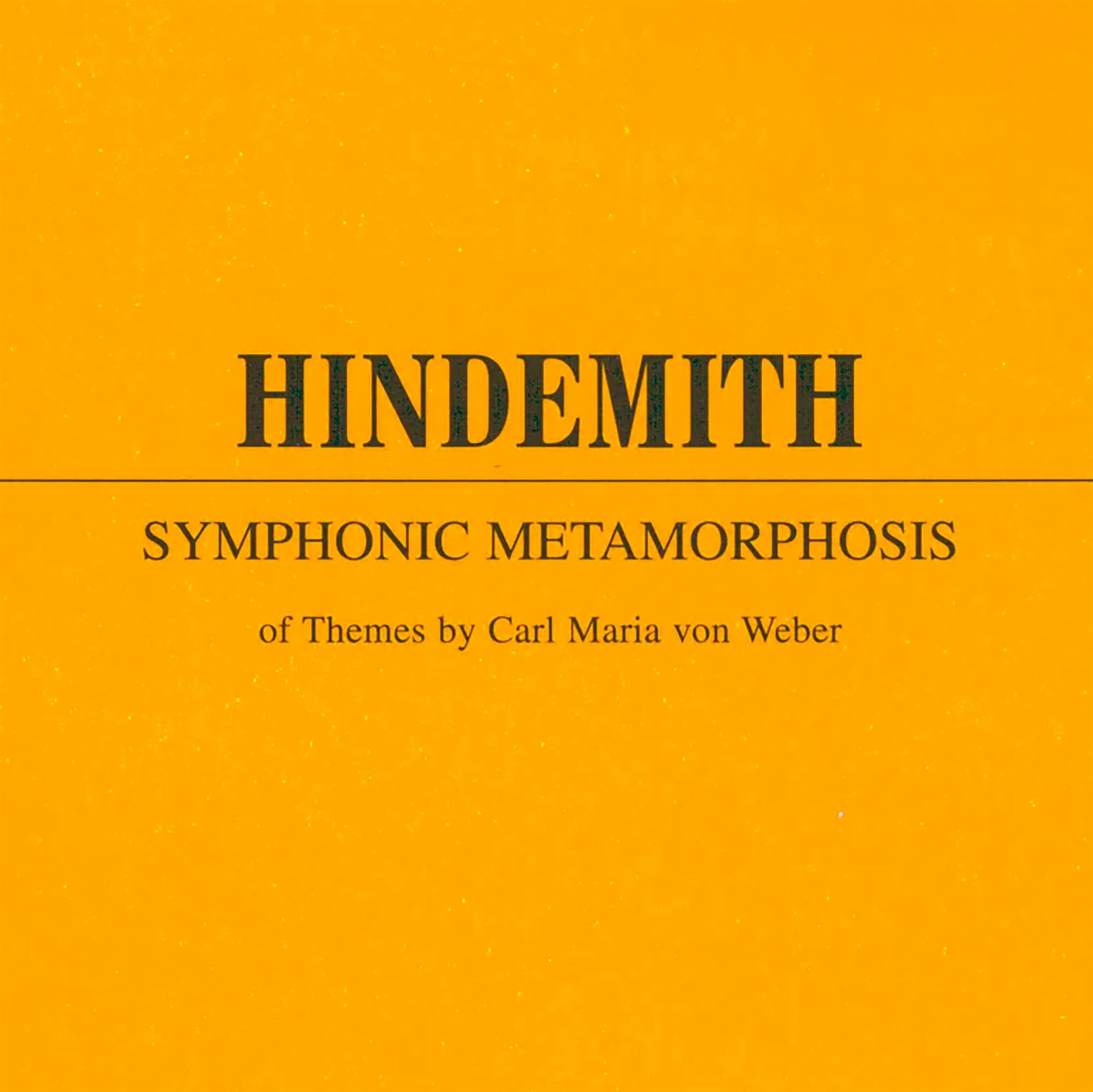 Paul Hindemith "Symphonic Metamorphosis" — Bass Clarinet part