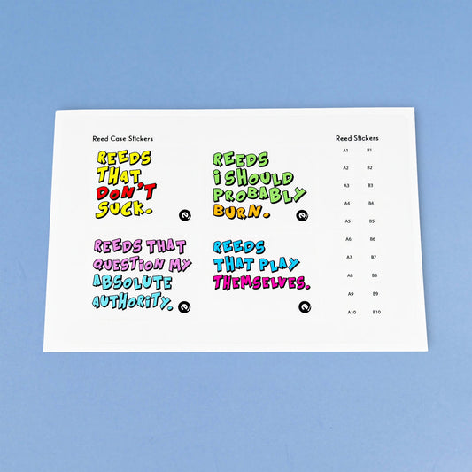 Reed Case (and Reed Numbering) Stickers