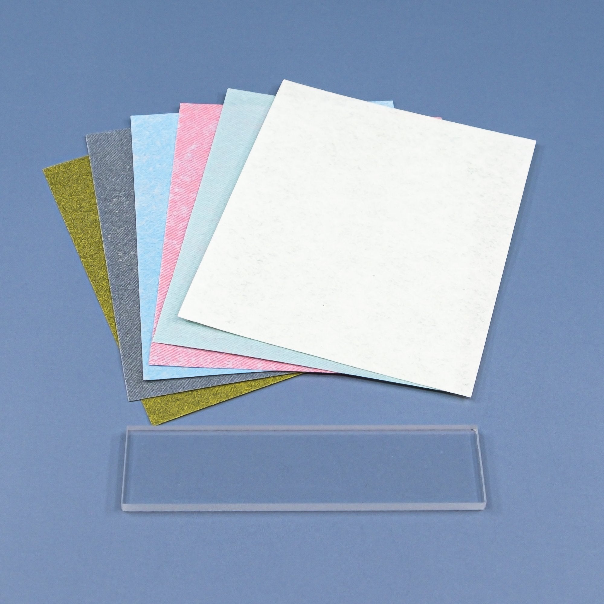 Reed plaque (clear) with finishing cloth set