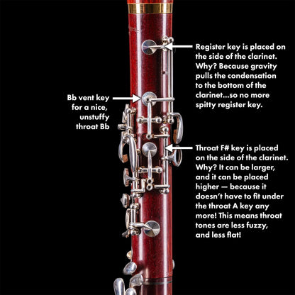 Seggelke Series 1000+ Bb/A Clarinet - Mopane