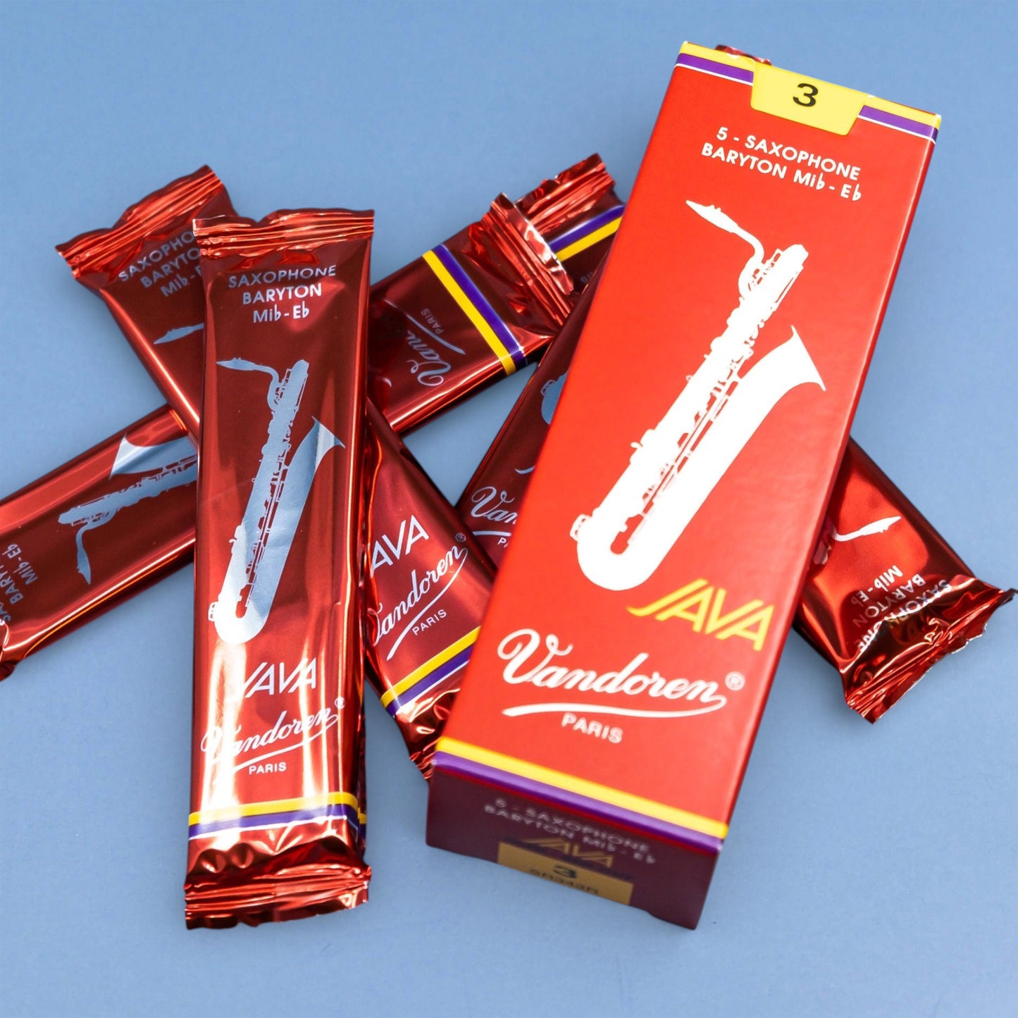 Vandoren Java (Red) Baritone Sax Reeds - Singles