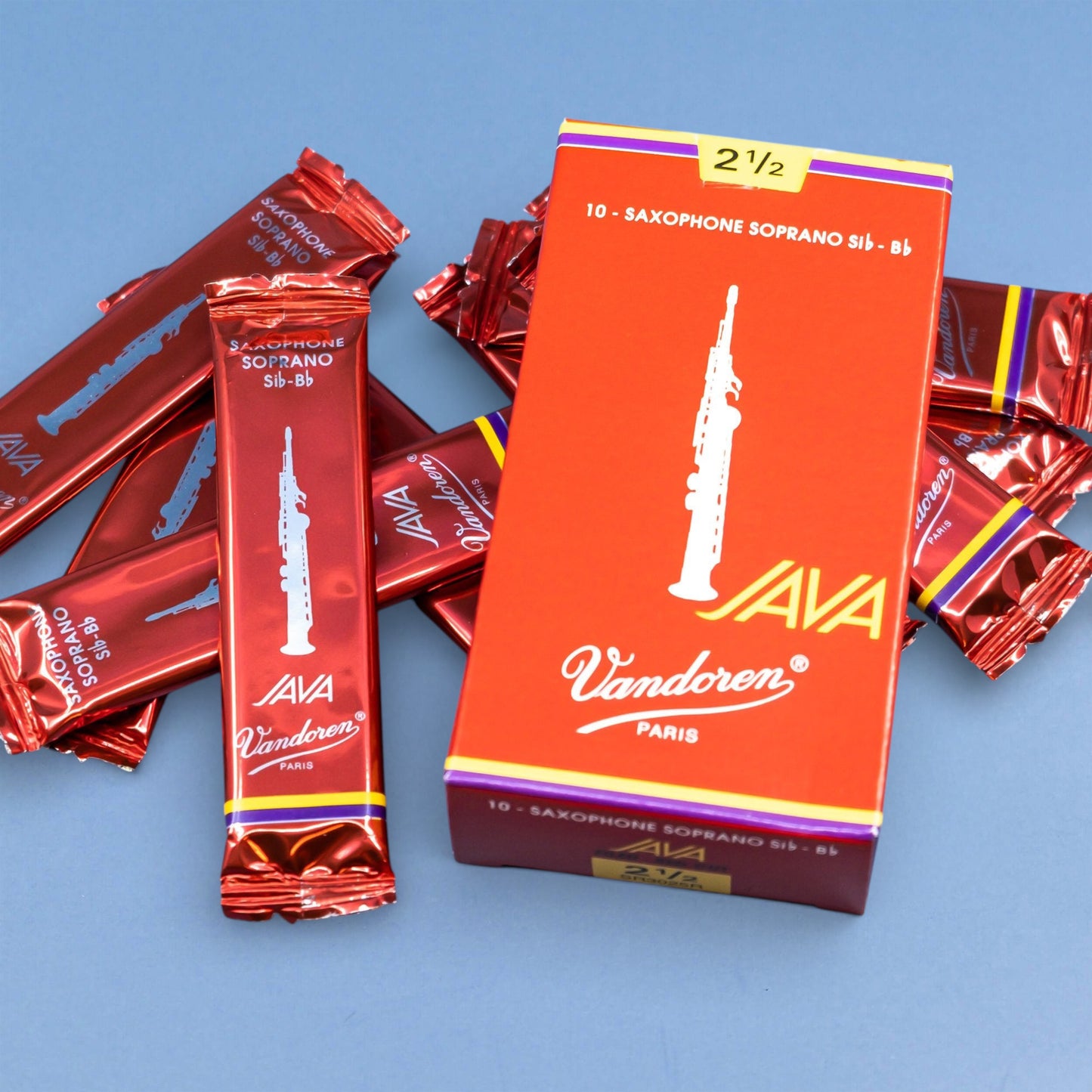 Vandoren Java (Red) Soprano Sax Reeds - Singles