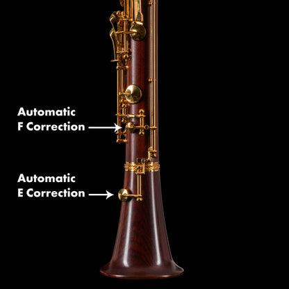 Uebel Zenit Bb/A Clarinet - Mopane with Gold Keys